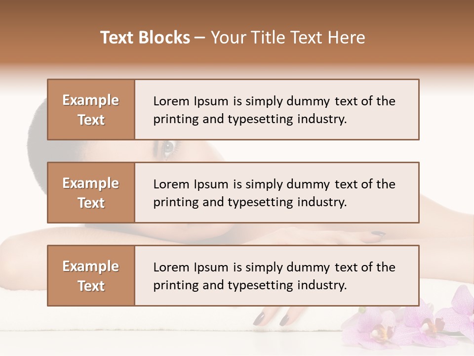 Beautiful Make Up Manicure PowerPoint Template