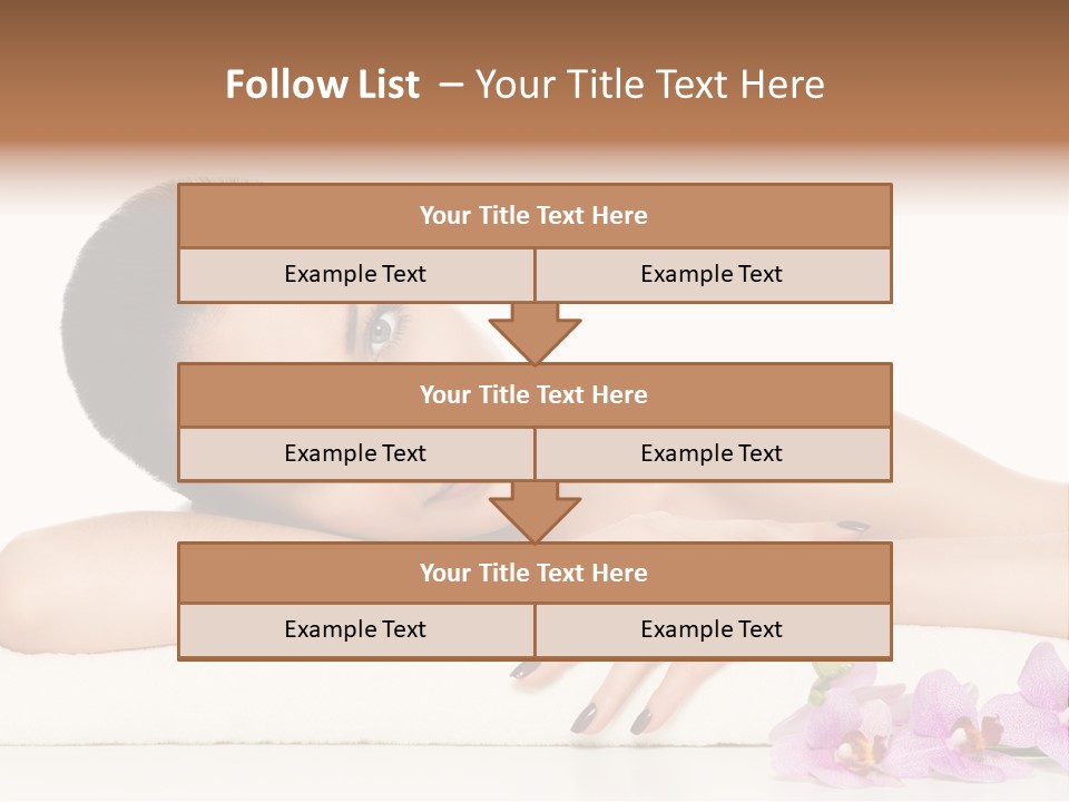 Beautiful Make Up Manicure PowerPoint Template