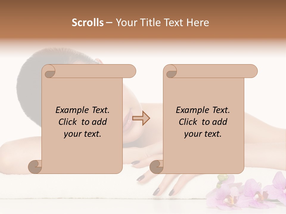 Beautiful Make Up Manicure PowerPoint Template