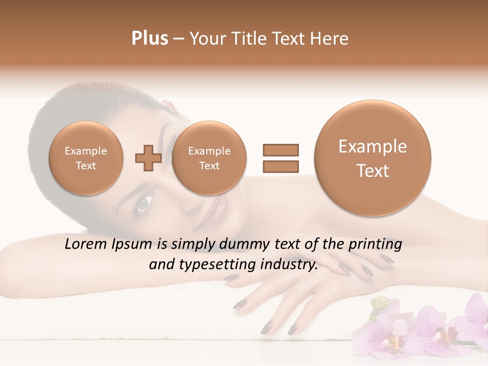 Beautiful Make Up Manicure PowerPoint Template