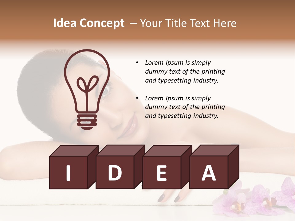 Beautiful Make Up Manicure PowerPoint Template