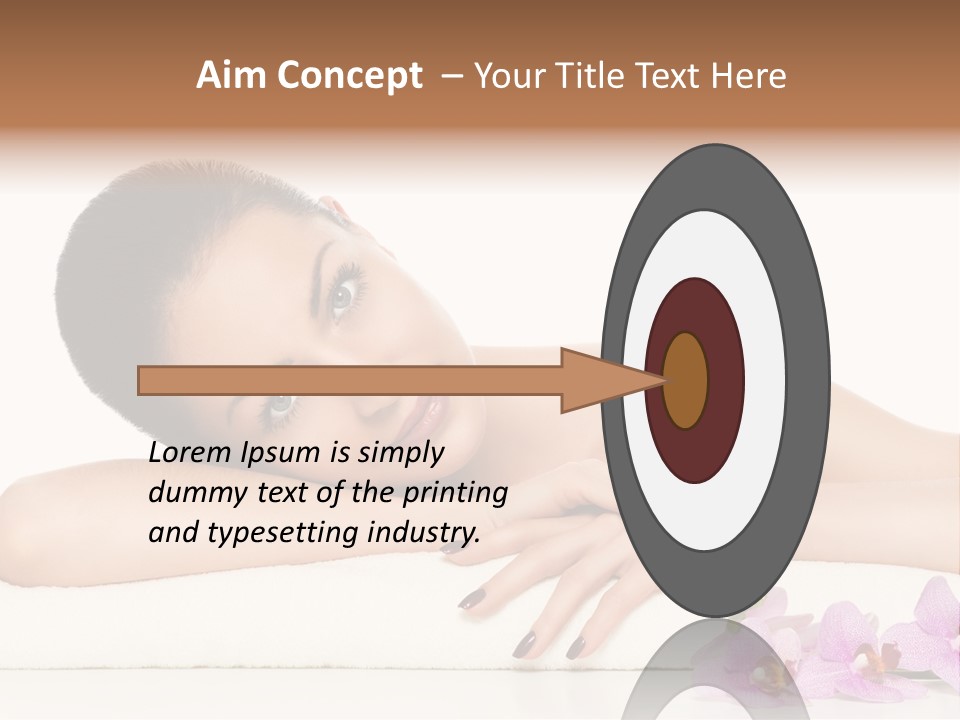 Beautiful Make Up Manicure PowerPoint Template