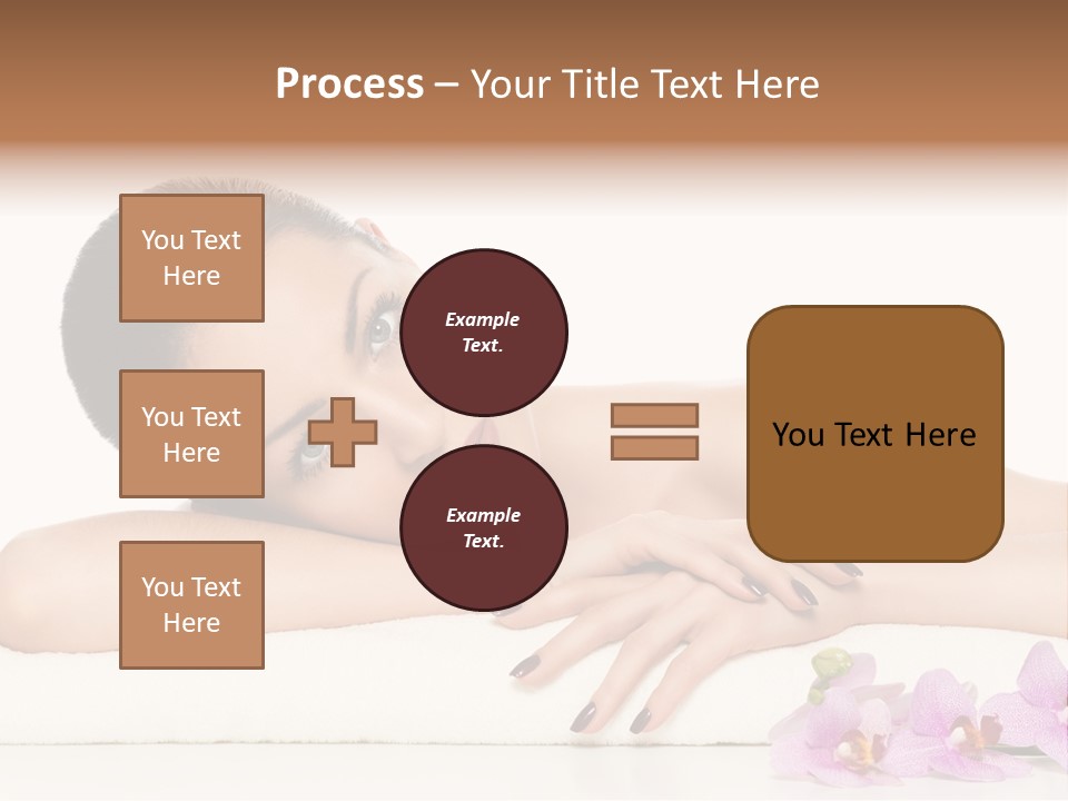 Beautiful Make Up Manicure PowerPoint Template