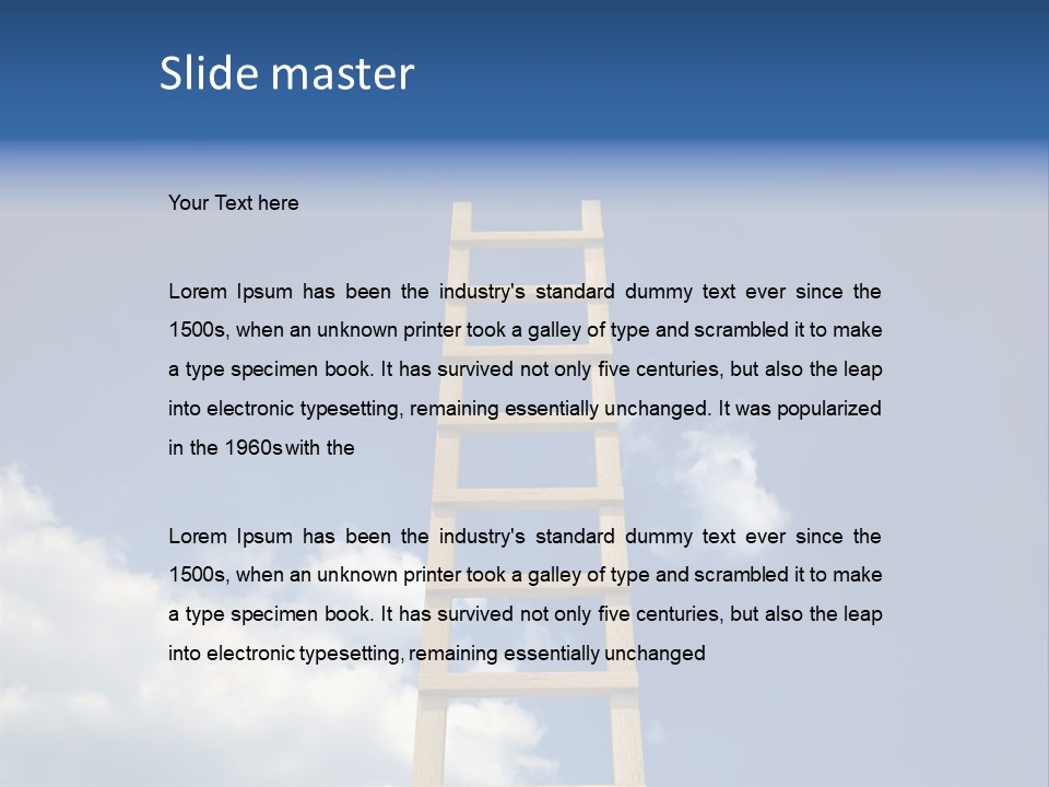 Air Beauty Wind PowerPoint Template