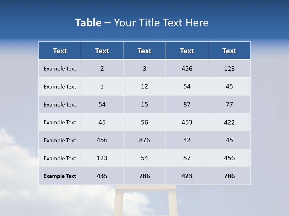 Air Beauty Wind PowerPoint Template