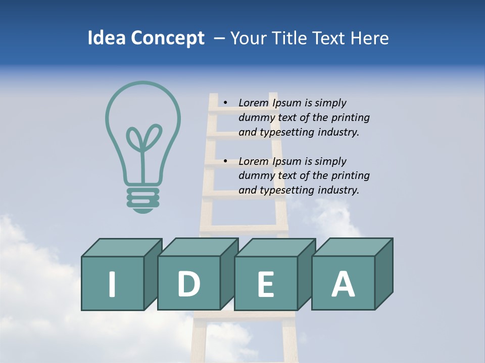 Air Beauty Wind PowerPoint Template