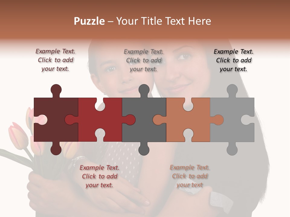 Daughter Cute Kid PowerPoint Template