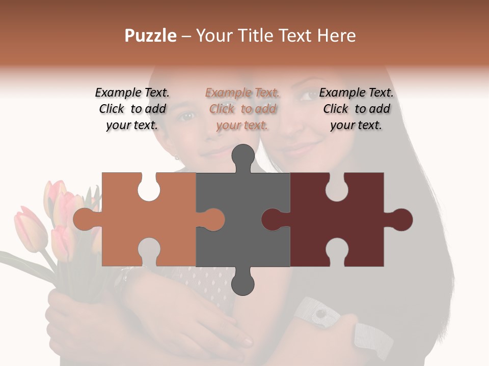 Daughter Cute Kid PowerPoint Template