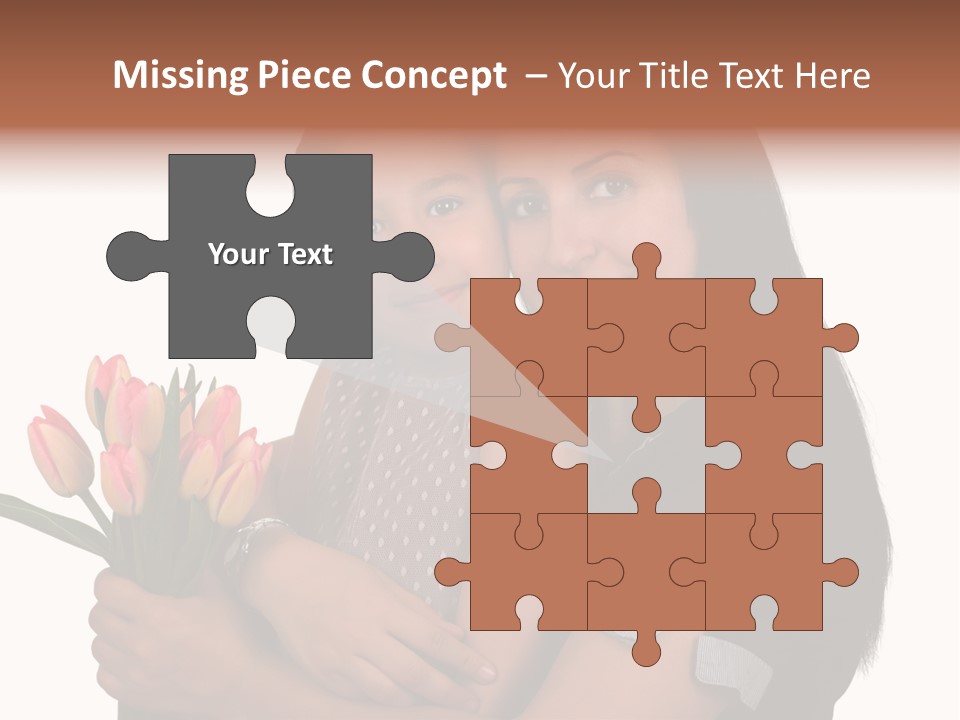 Daughter Cute Kid PowerPoint Template