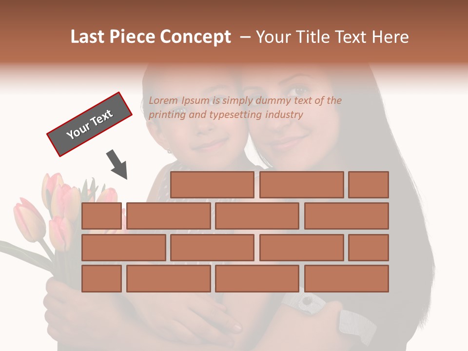 Daughter Cute Kid PowerPoint Template