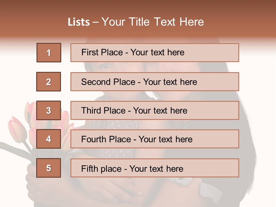 Daughter Cute Kid PowerPoint Template