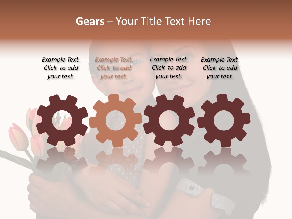 Daughter Cute Kid PowerPoint Template