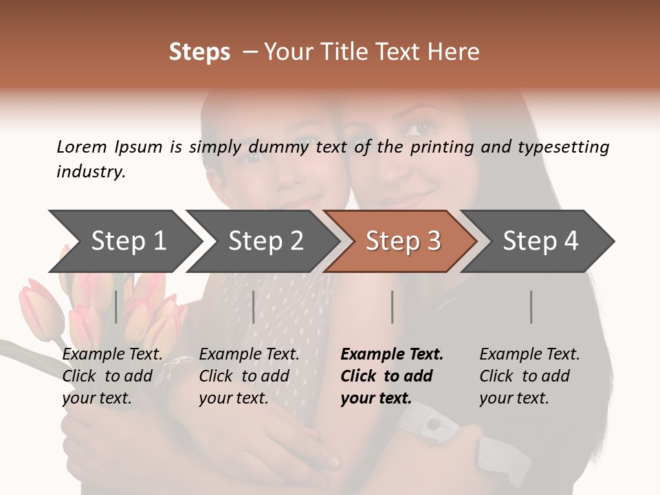 Daughter Cute Kid PowerPoint Template
