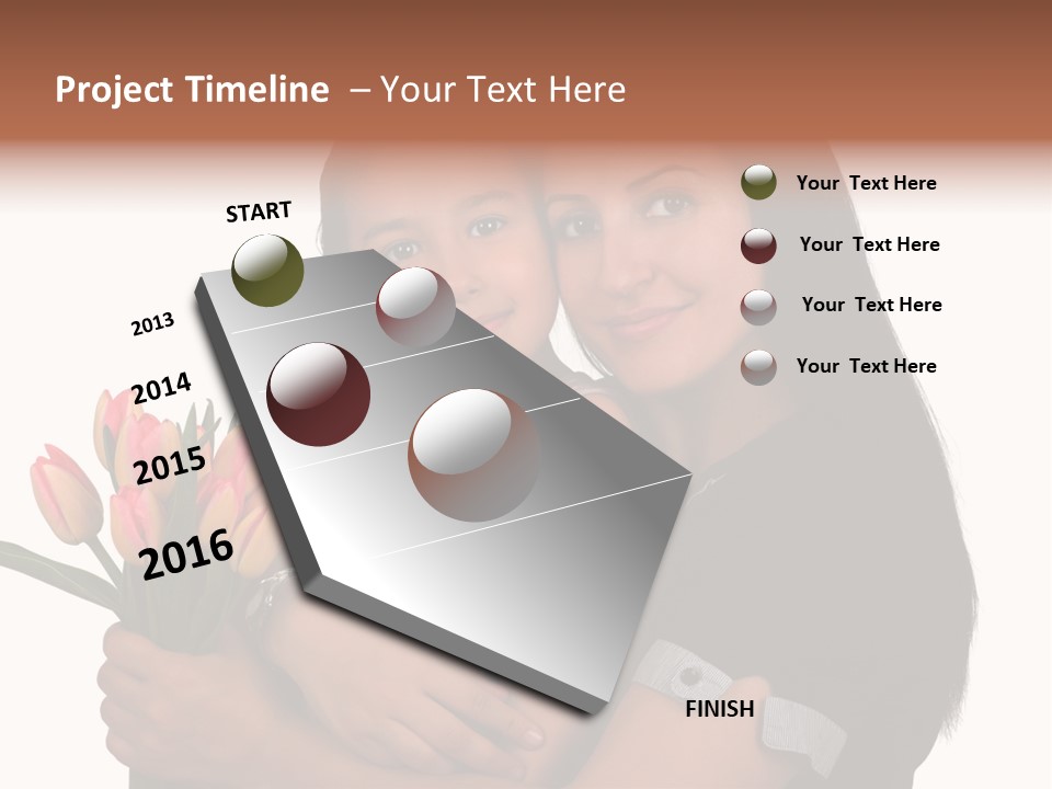 Daughter Cute Kid PowerPoint Template