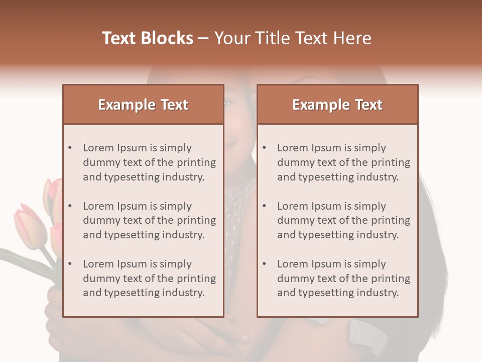 Daughter Cute Kid PowerPoint Template