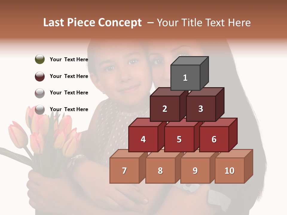 Daughter Cute Kid PowerPoint Template