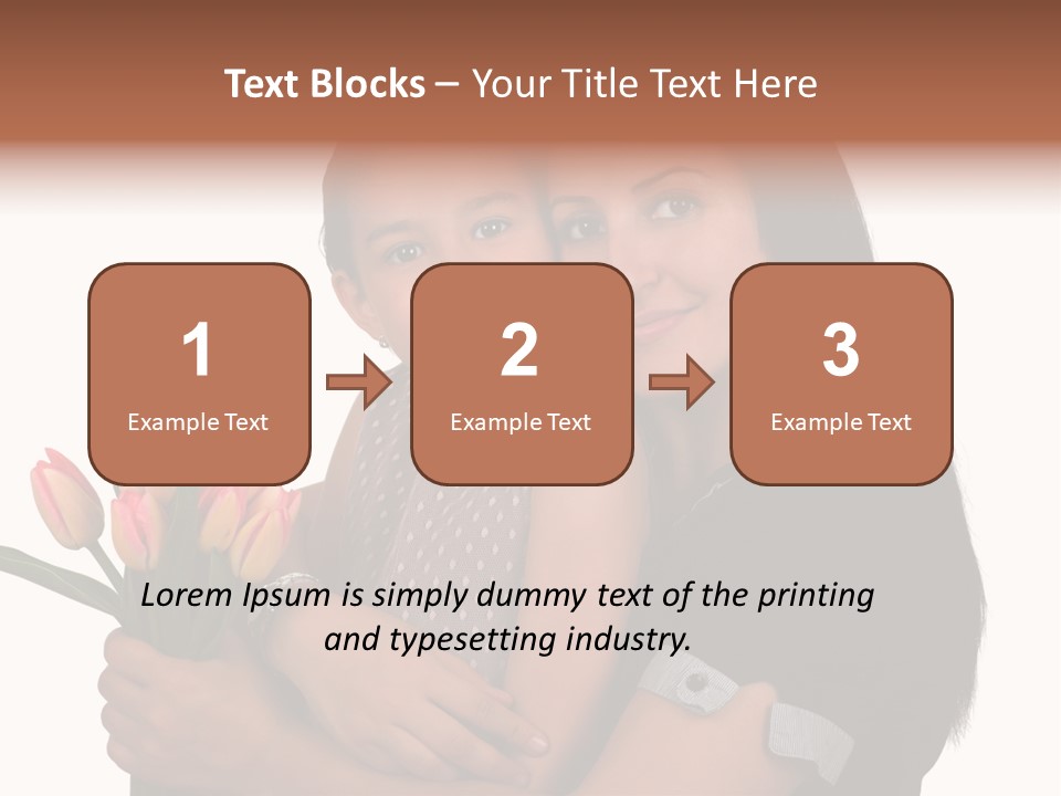 Daughter Cute Kid PowerPoint Template