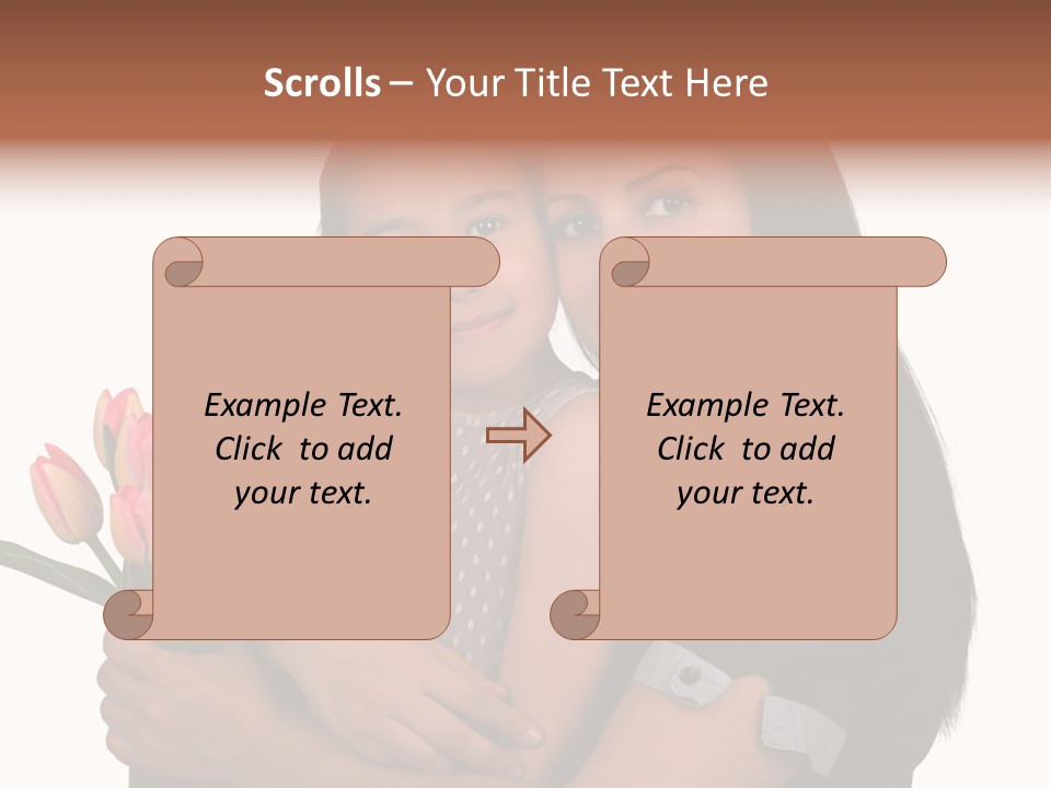 Daughter Cute Kid PowerPoint Template