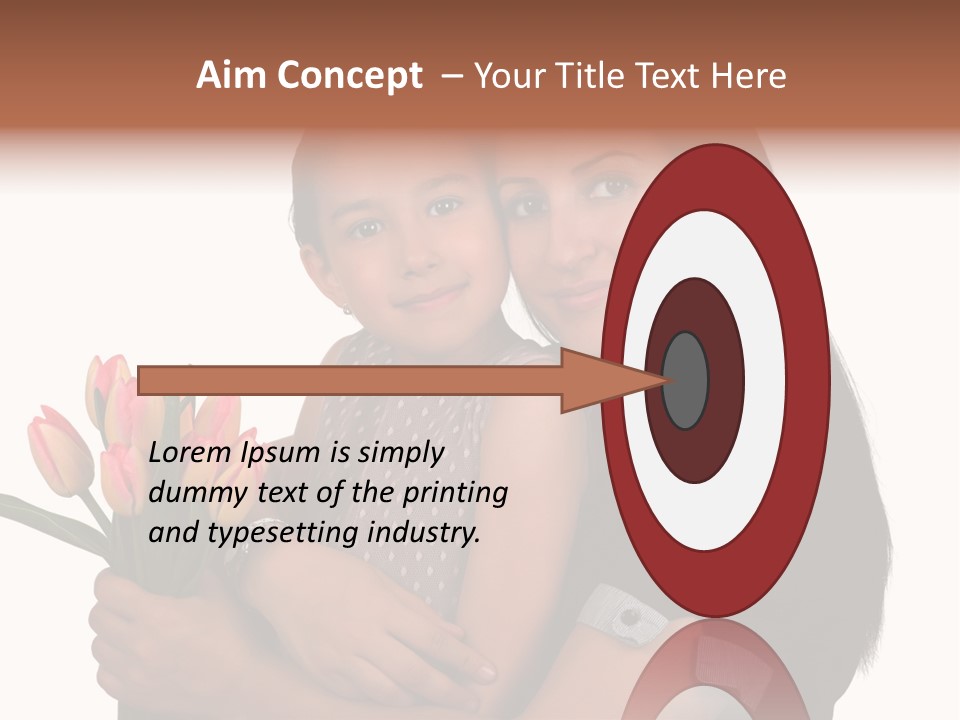 Daughter Cute Kid PowerPoint Template