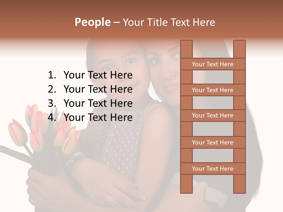 Daughter Cute Kid PowerPoint Template