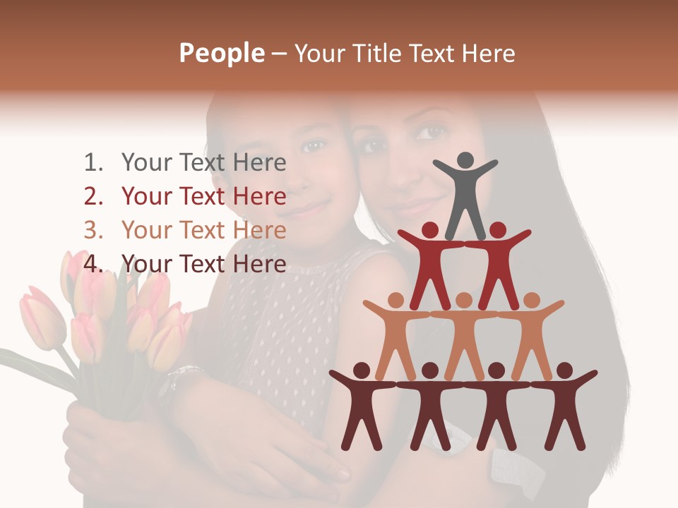 Daughter Cute Kid PowerPoint Template