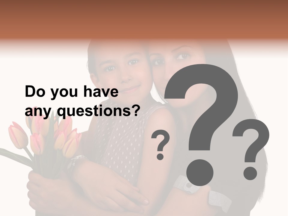 Daughter Cute Kid PowerPoint Template