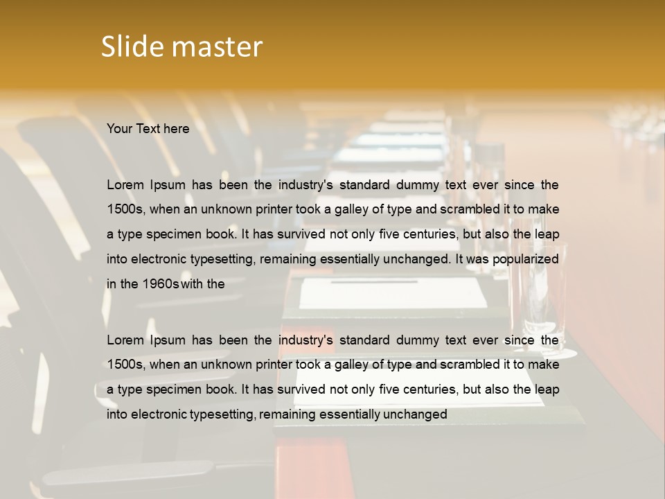 Wood Interior Elegant PowerPoint Template