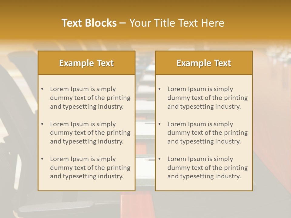Wood Interior Elegant PowerPoint Template