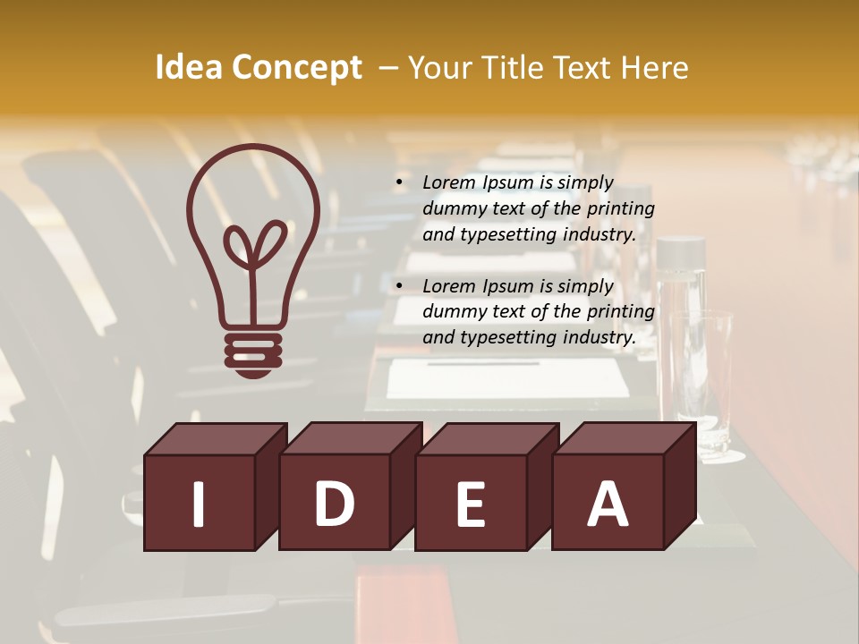 Wood Interior Elegant PowerPoint Template