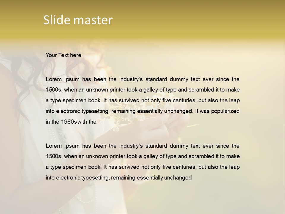 Lifestyles Human Dress PowerPoint Template