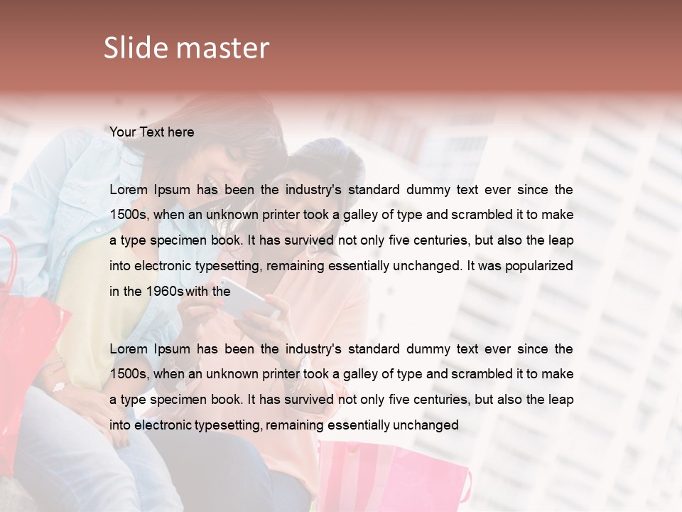 People Sms Smile PowerPoint Template