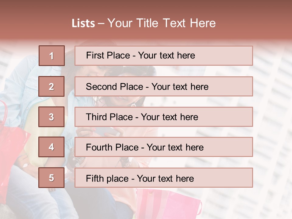 People Sms Smile PowerPoint Template