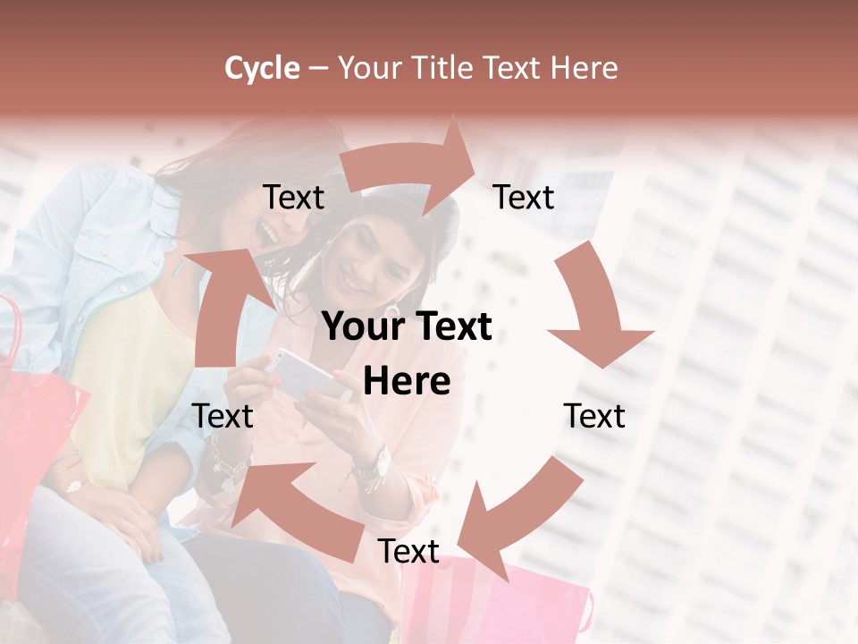 People Sms Smile PowerPoint Template