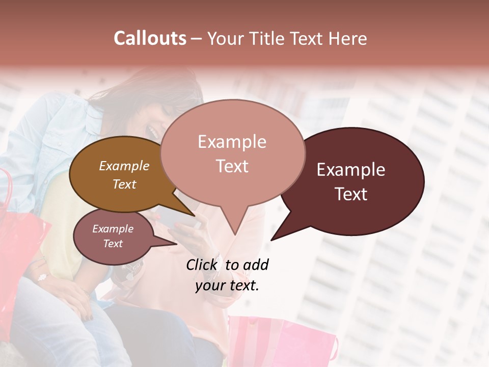 People Sms Smile PowerPoint Template
