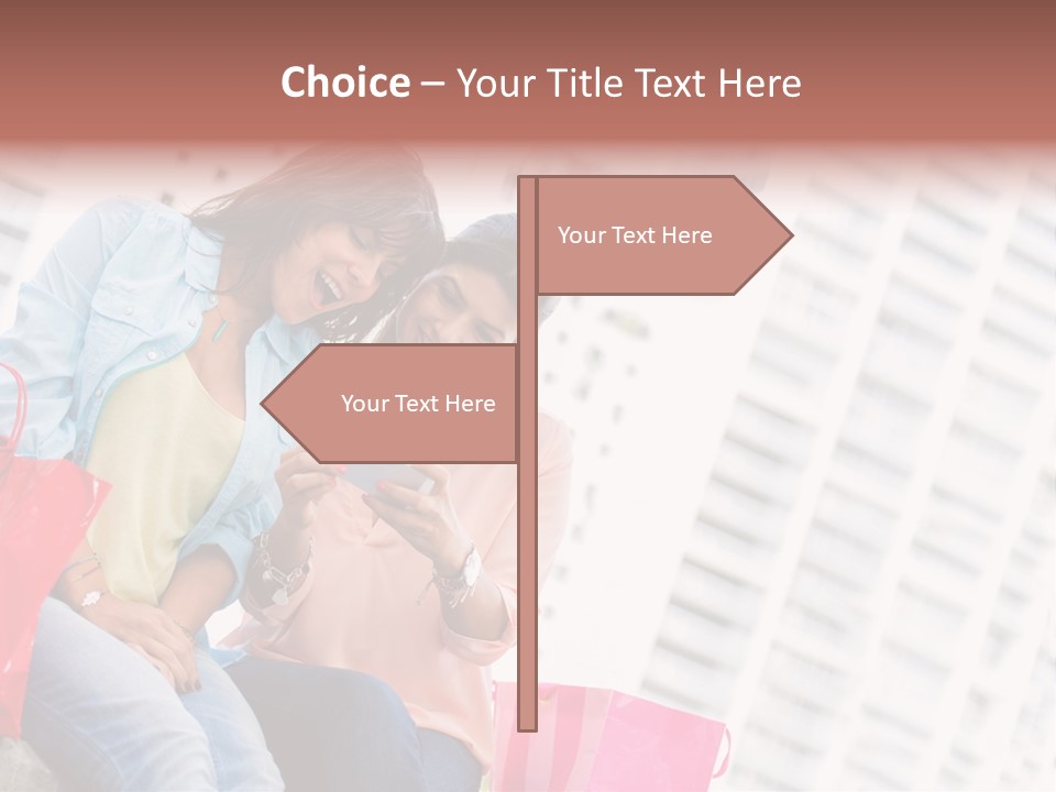 People Sms Smile PowerPoint Template