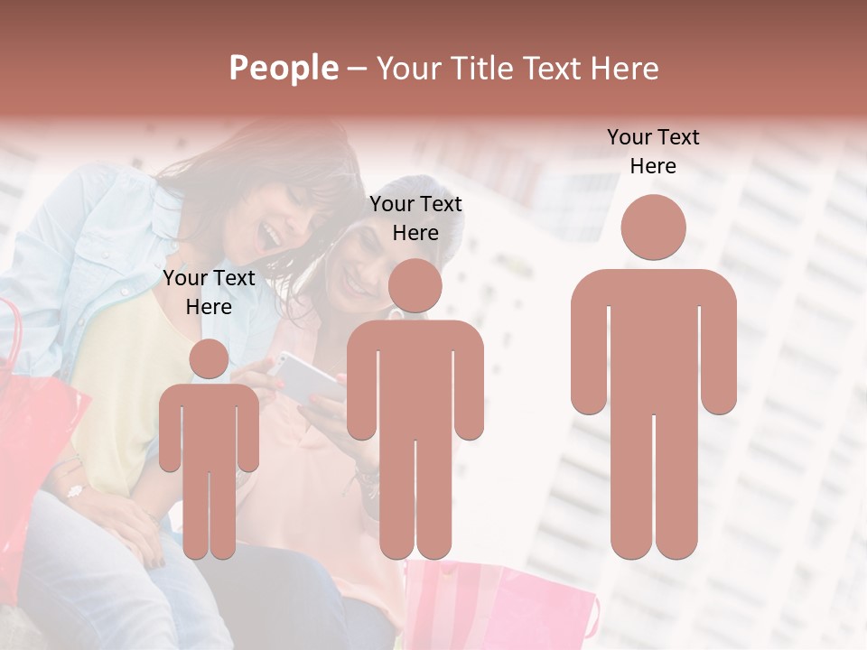 People Sms Smile PowerPoint Template