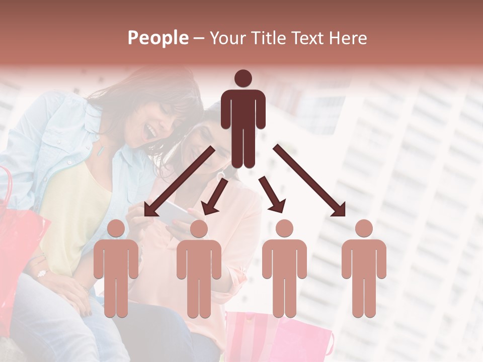 People Sms Smile PowerPoint Template