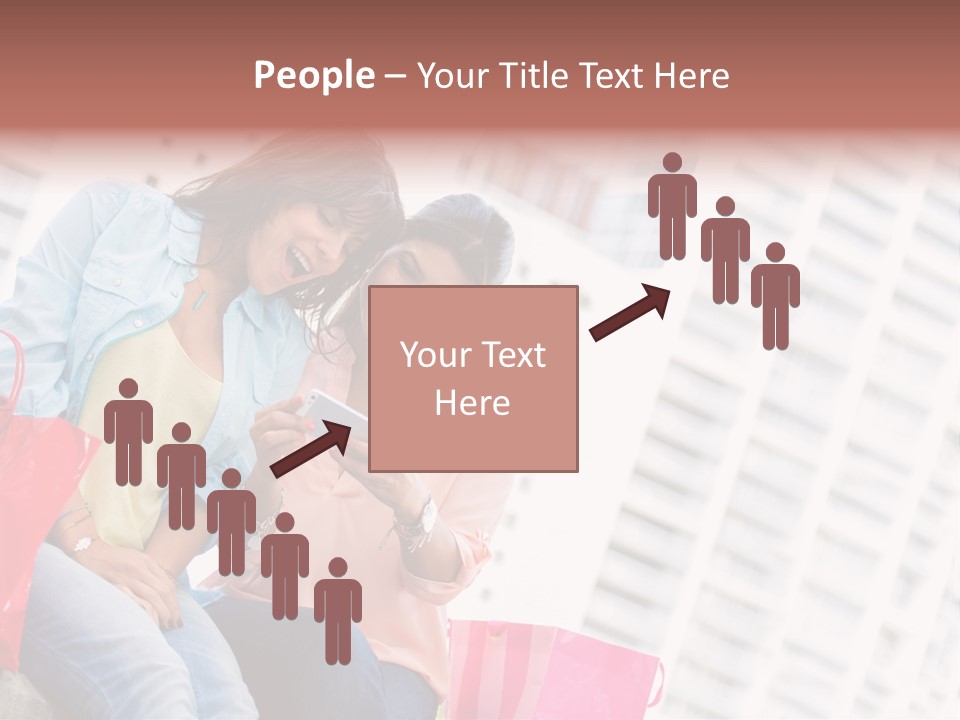People Sms Smile PowerPoint Template