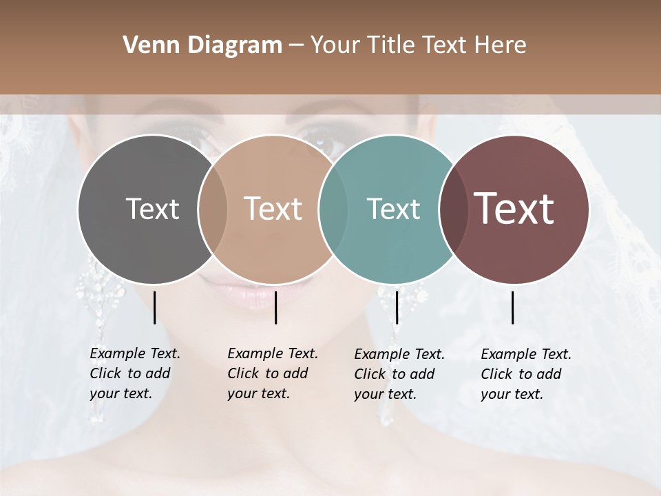 Seductive Dress Veil PowerPoint Template