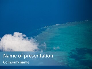 Landscape Tourism Blue PowerPoint Template