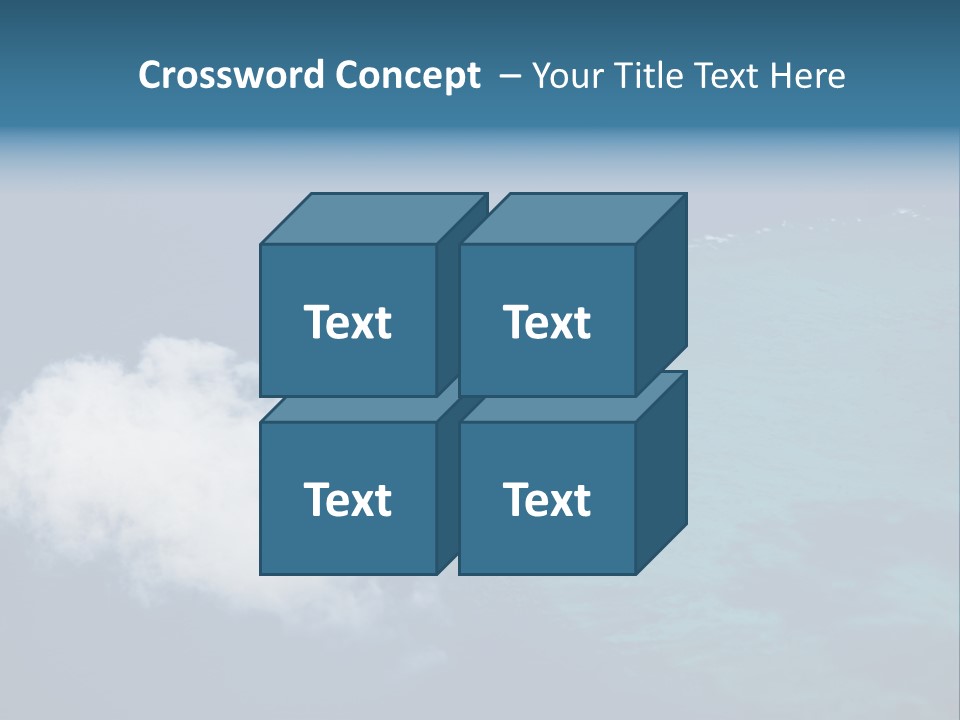 Landscape Tourism Blue PowerPoint Template