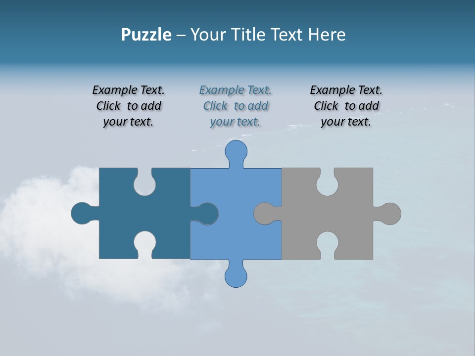 Landscape Tourism Blue PowerPoint Template