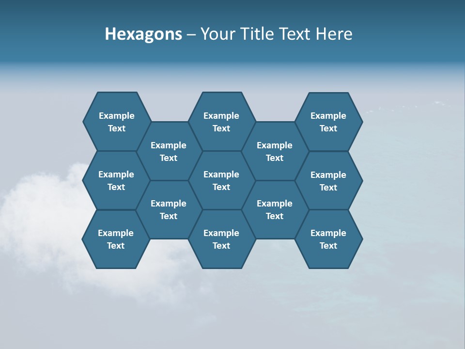 Landscape Tourism Blue PowerPoint Template