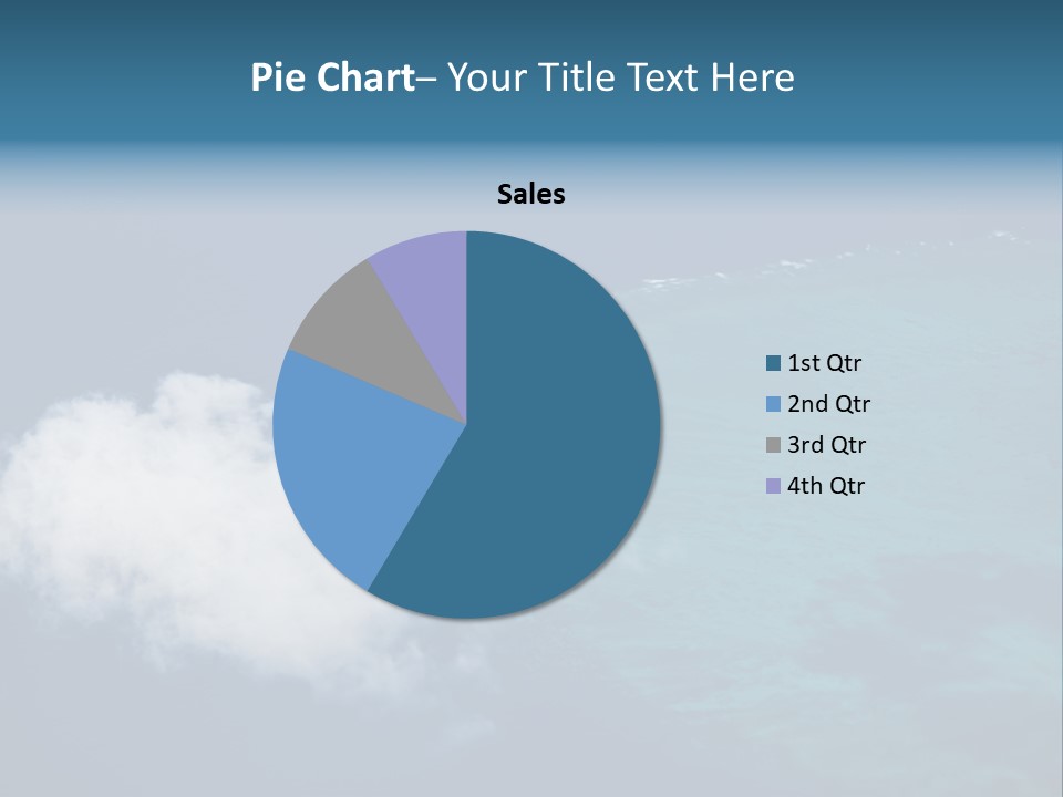 Landscape Tourism Blue PowerPoint Template