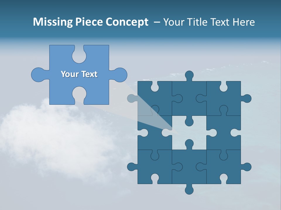 Landscape Tourism Blue PowerPoint Template