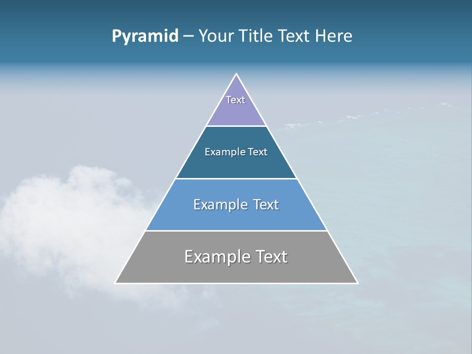 Landscape Tourism Blue PowerPoint Template