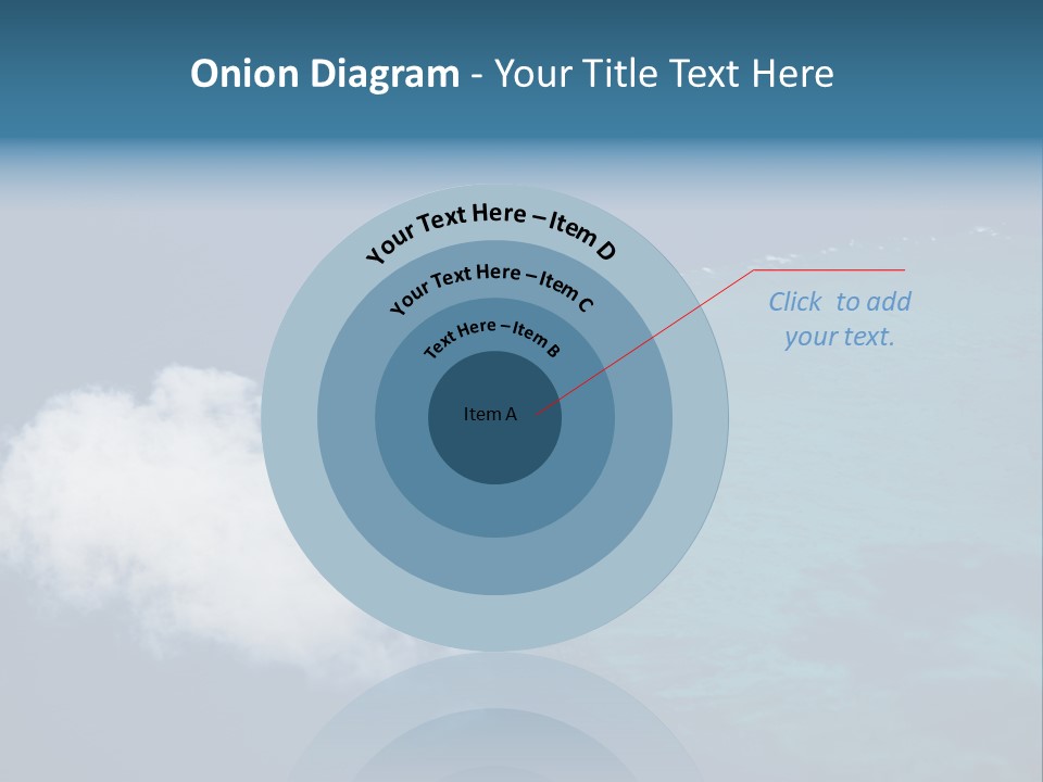 Landscape Tourism Blue PowerPoint Template