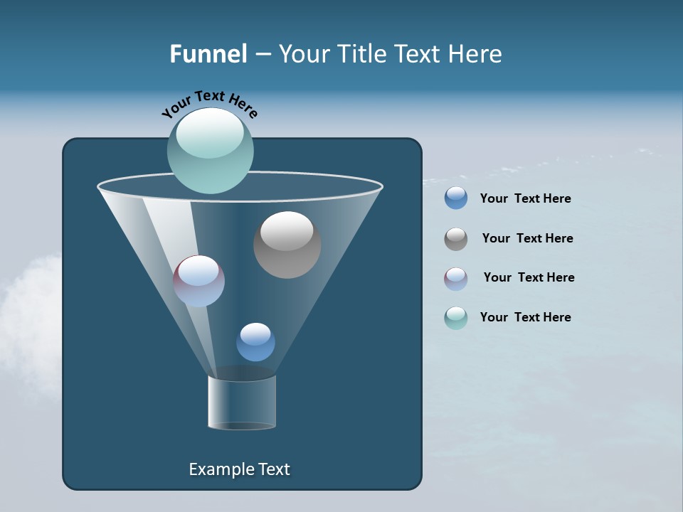 Landscape Tourism Blue PowerPoint Template