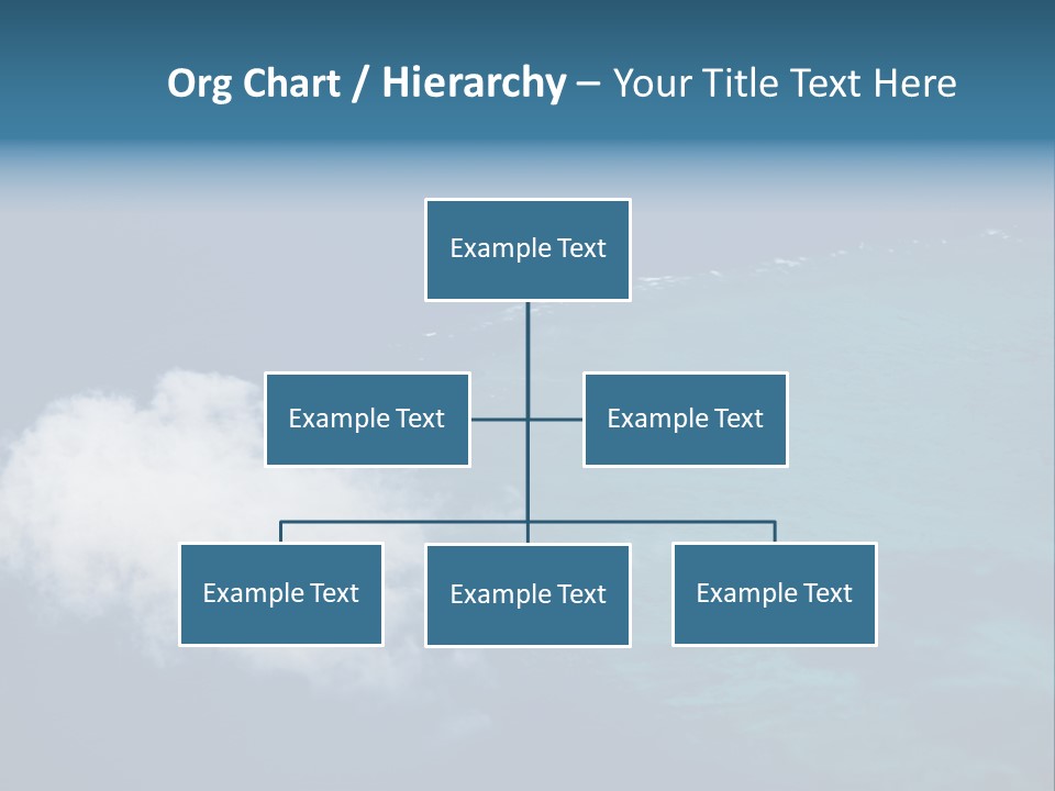 Landscape Tourism Blue PowerPoint Template