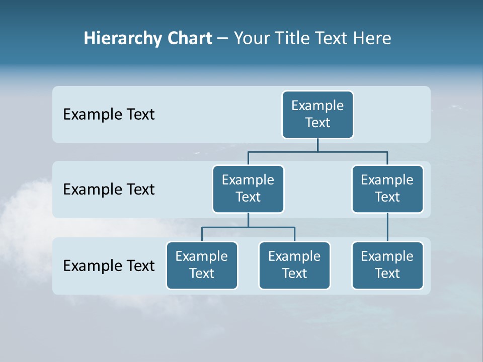 Landscape Tourism Blue PowerPoint Template